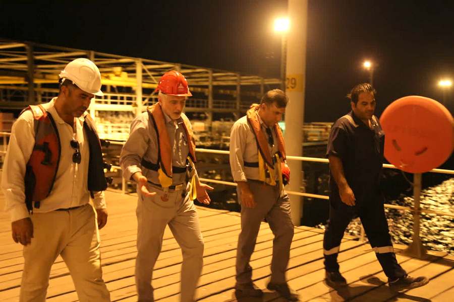 بازدید+ مدیرعامل +خارگ 16