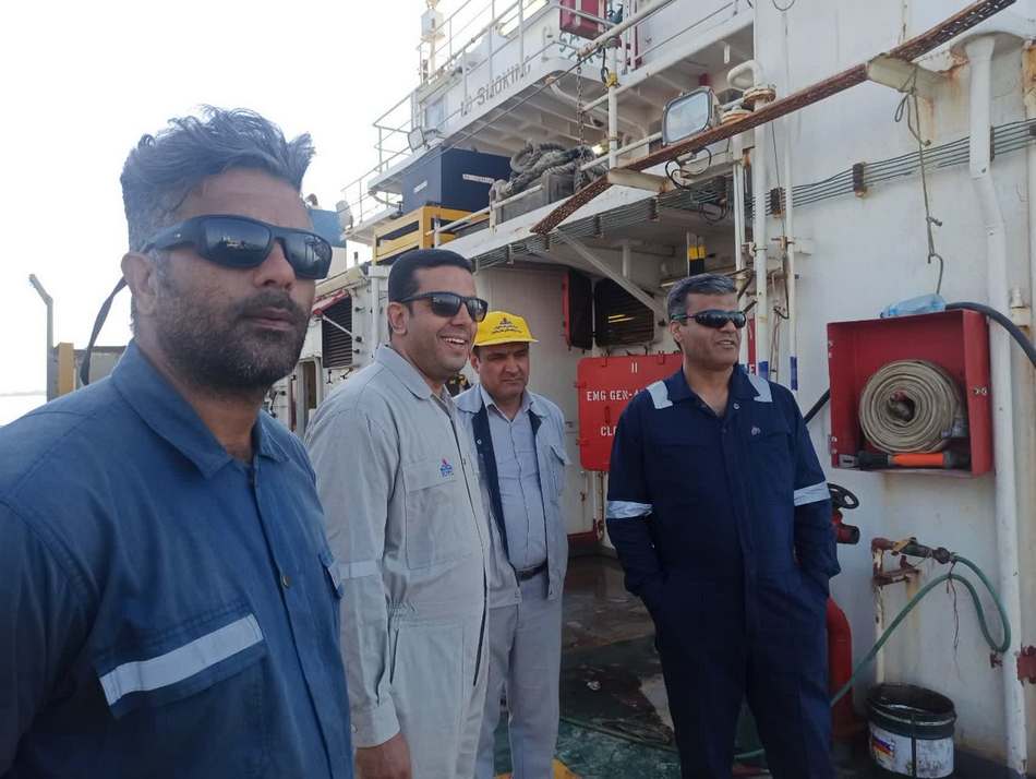 بازدید + خطوط لوله گناوه تا خارگ+ غریبی 14