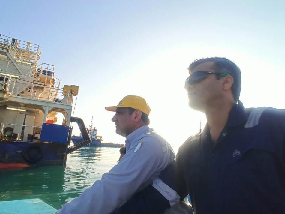 بازدید + خطوط لوله گناوه تا خارگ+ غریبی 17