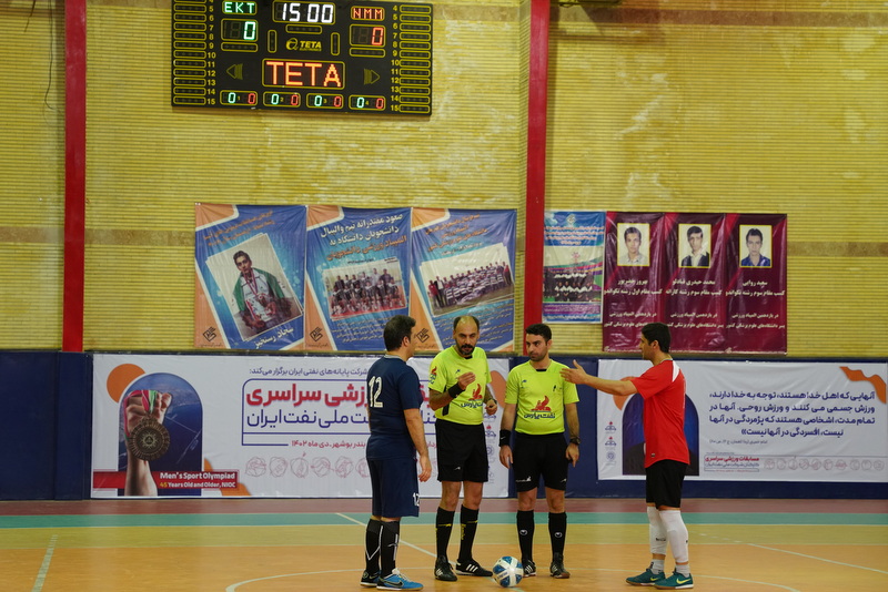 فوتسال کارکنان بالای 45 + شرکت ملی نفت + بوشهر 41