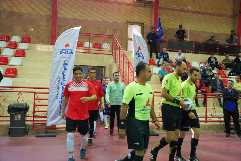 فوتسال کارکنان بالای 45 + شرکت ملی نفت + بوشهر 45