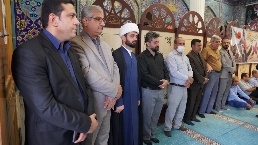 مراسم بزرگداشت شهیدان خدمت 13