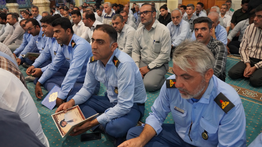 مراسم بزرگداشت شهیدان خدمت 10