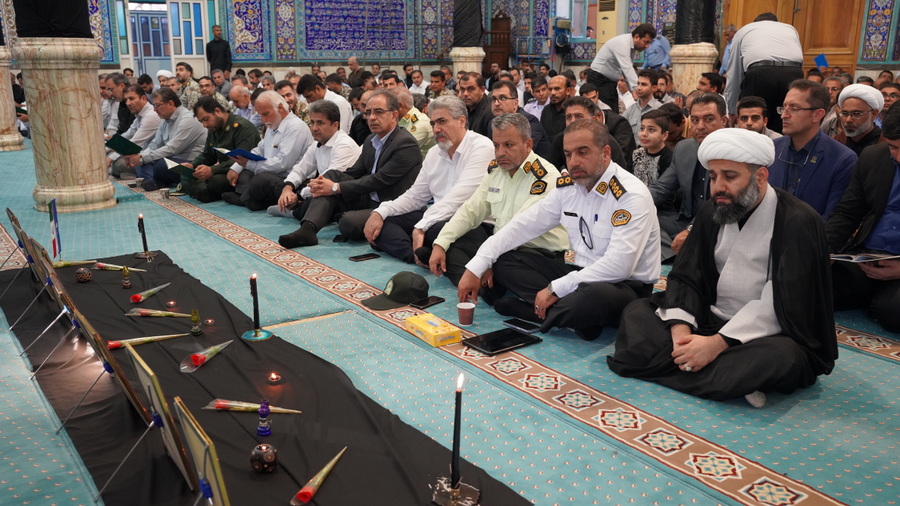 مراسم بزرگداشت شهیدان خدمت 12