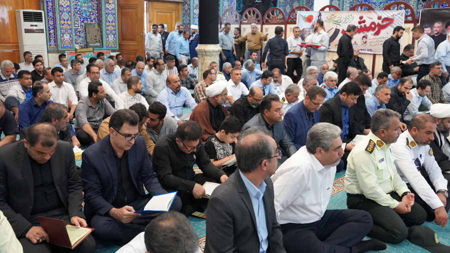 مراسم بزرگداشت شهیدان خدمت 15