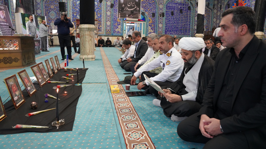 مراسم بزرگداشت شهیدان خدمت 16