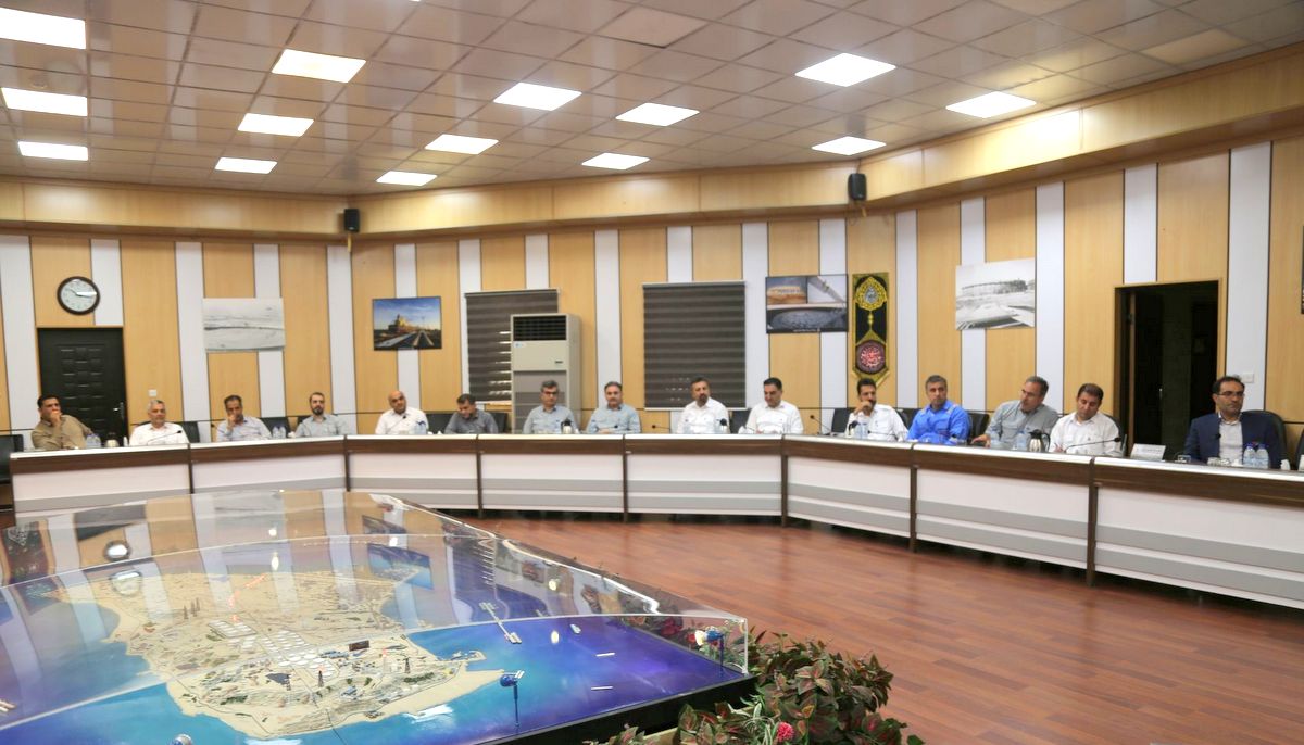 نشست + مدیران و روسا+ غریبی+ ساختار+ کنگانی+خارگ 8