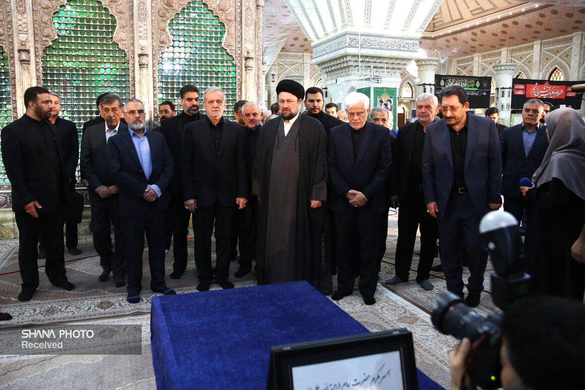 تجدید میثاق + پزشکیان + امام راحل 14