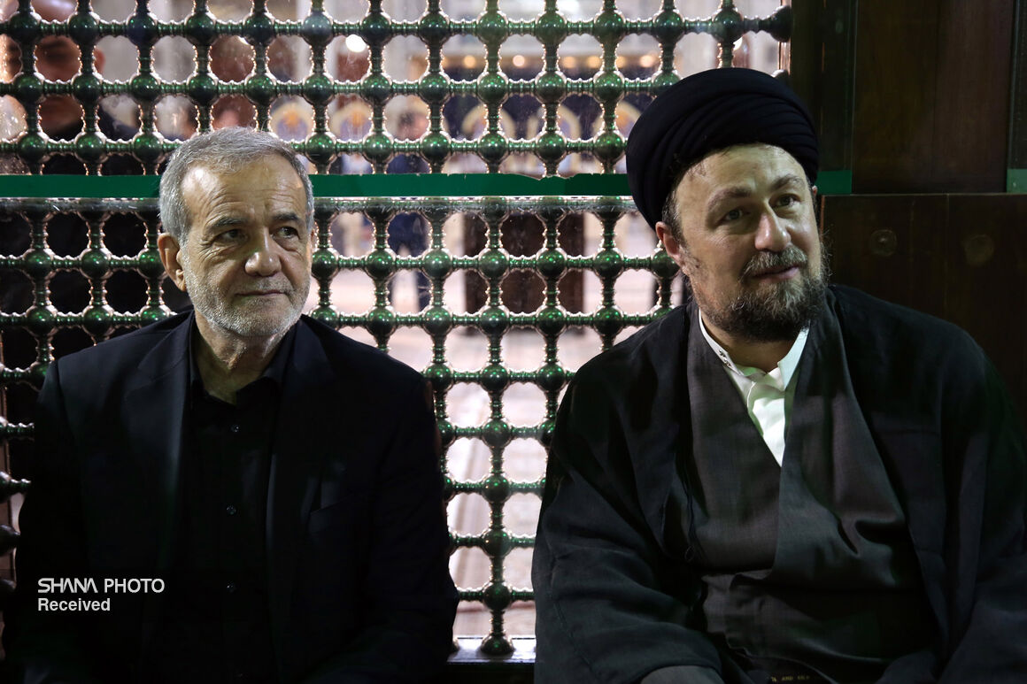 تجدید میثاق + پزشکیان + امام راحل 18