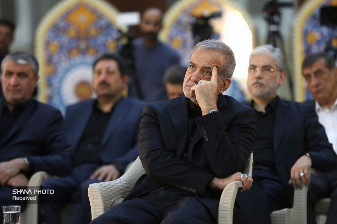 تجدید میثاق + پزشکیان + امام راحل 20