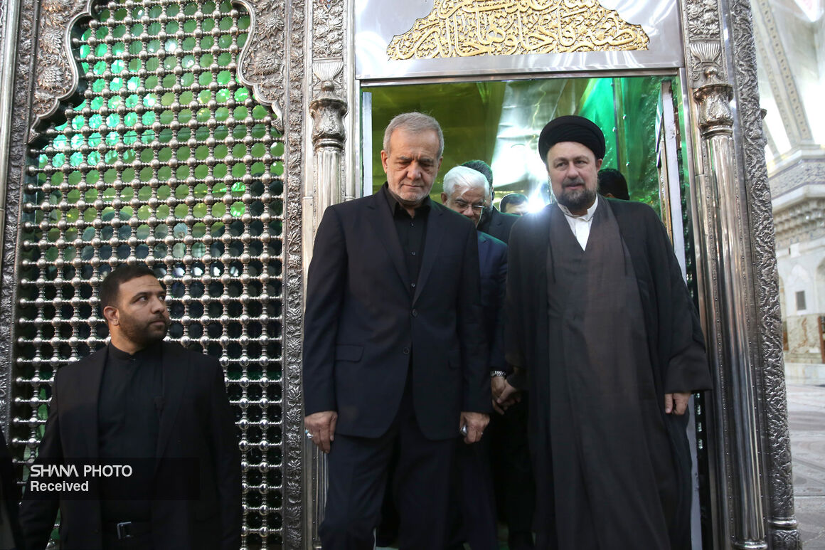 تجدید میثاق + پزشکیان + امام راحل 23