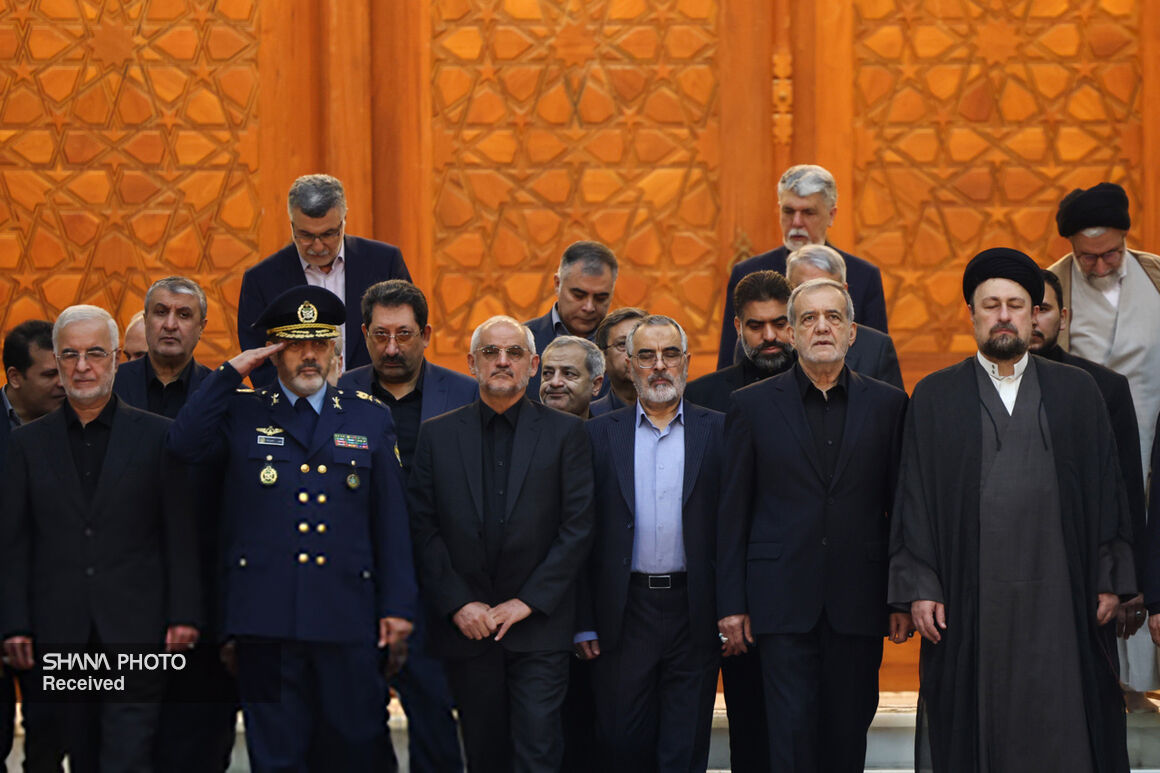 تجدید میثاق + پزشکیان + امام راحل 28