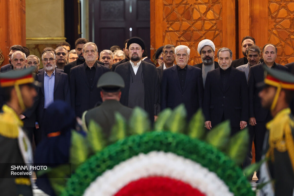 تجدید میثاق + پزشکیان + امام راحل 30