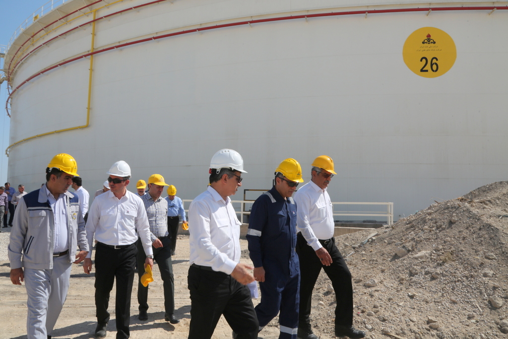 بازدید+ مدیرعامل + مخازن+ خارگ 16
