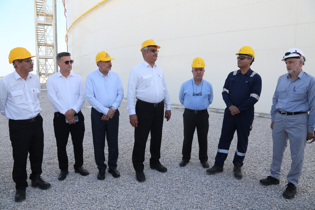 بازدید+ مدیرعامل + مخازن+ خارگ 25