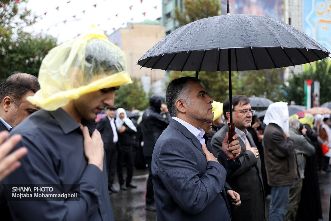 محسن پاک‌نژاد+وزیر نفت +اجتماع ضد صهیونیستی +حمایت از مردم لبنان + شهادت «سیدحسن نصرالله» 2