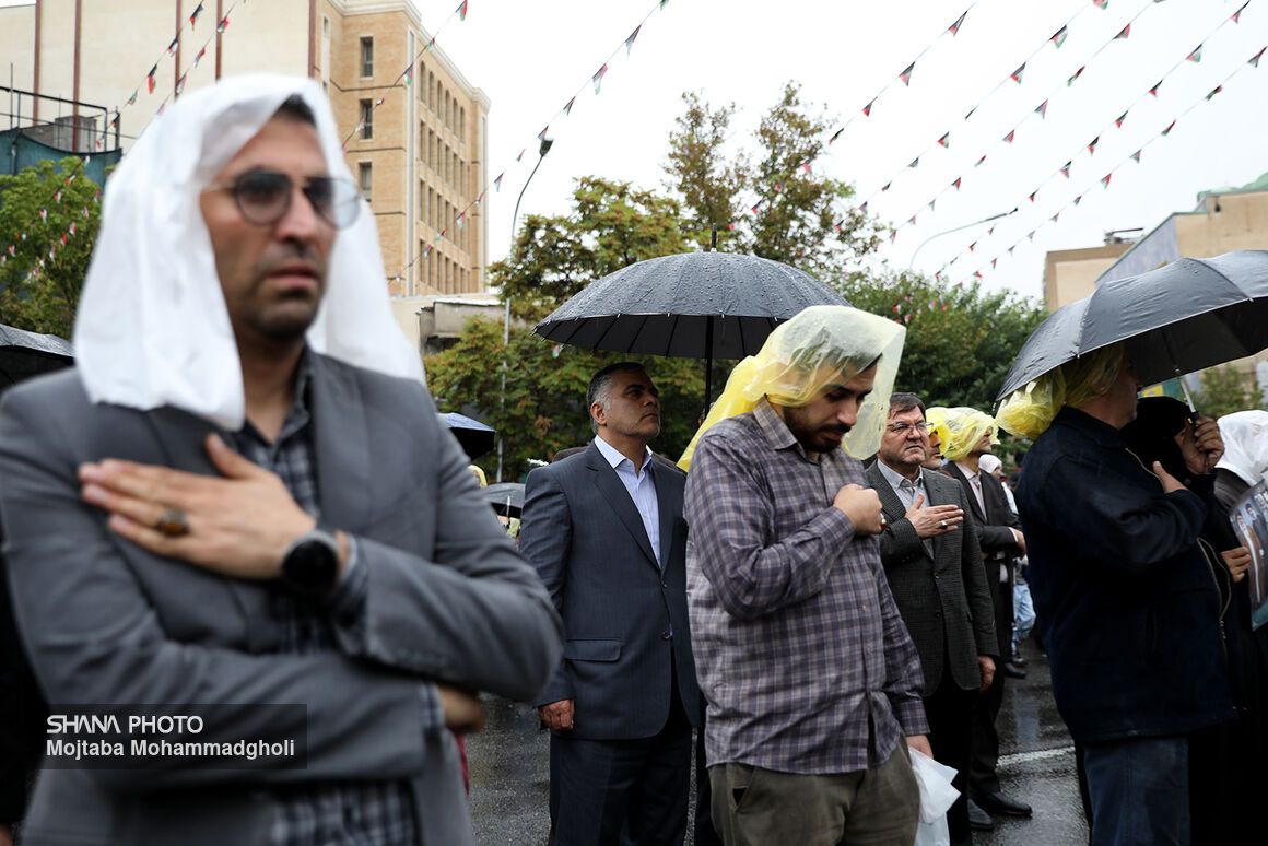 محسن پاک‌نژاد+وزیر نفت +اجتماع ضد صهیونیستی +حمایت از مردم لبنان + شهادت «سیدحسن نصرالله» 6