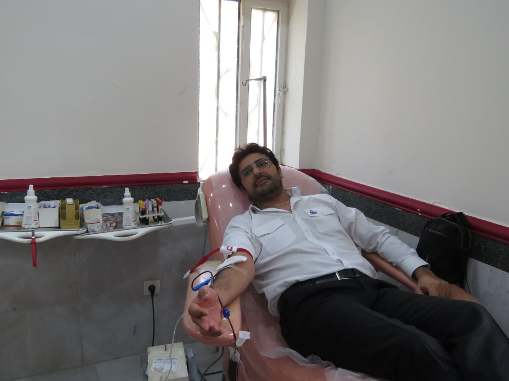 اهدای خون + هفته بسیج + پارس جنوبی 1