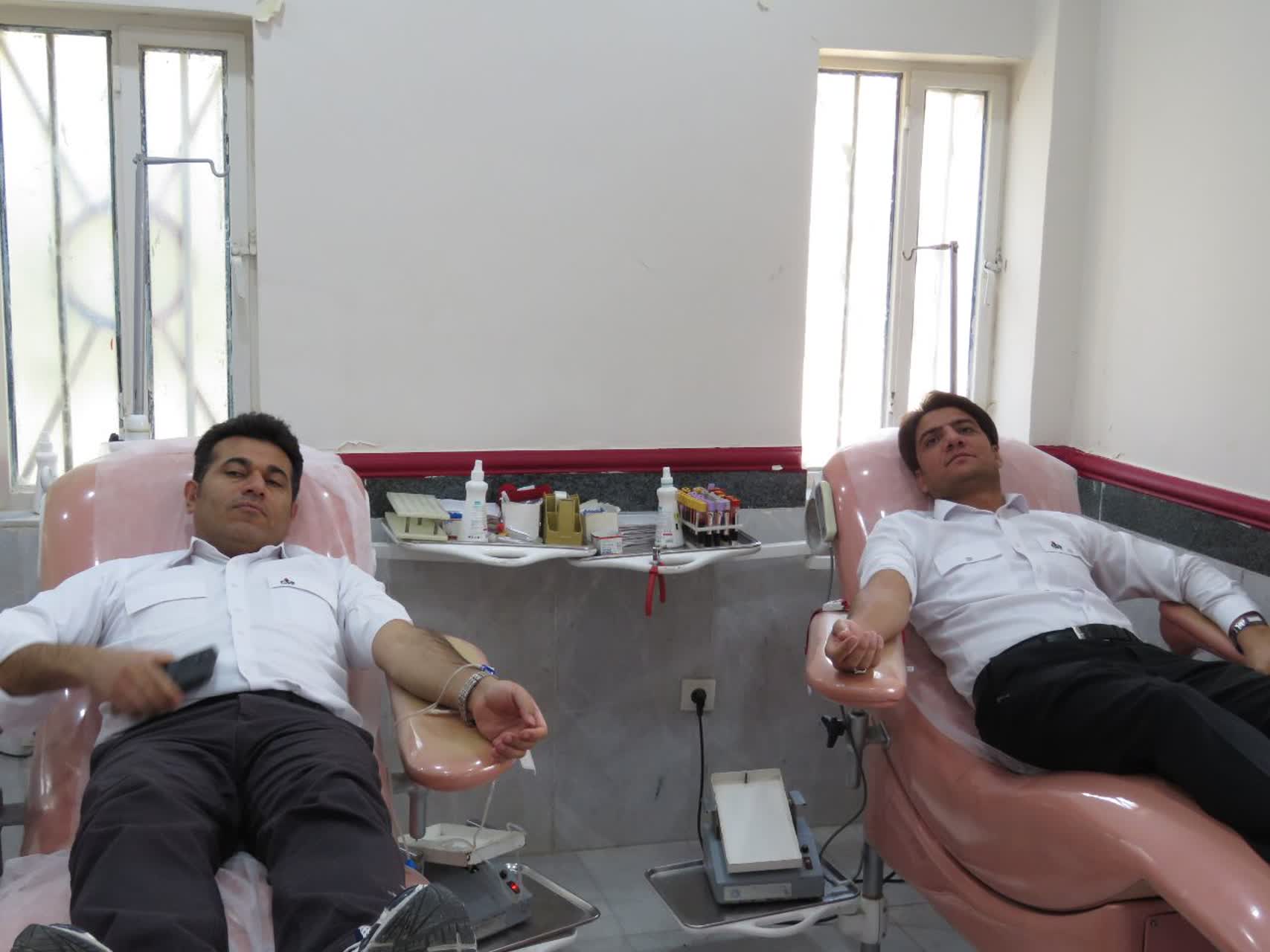 اهدای خون + هفته بسیج + پارس جنوبی 6