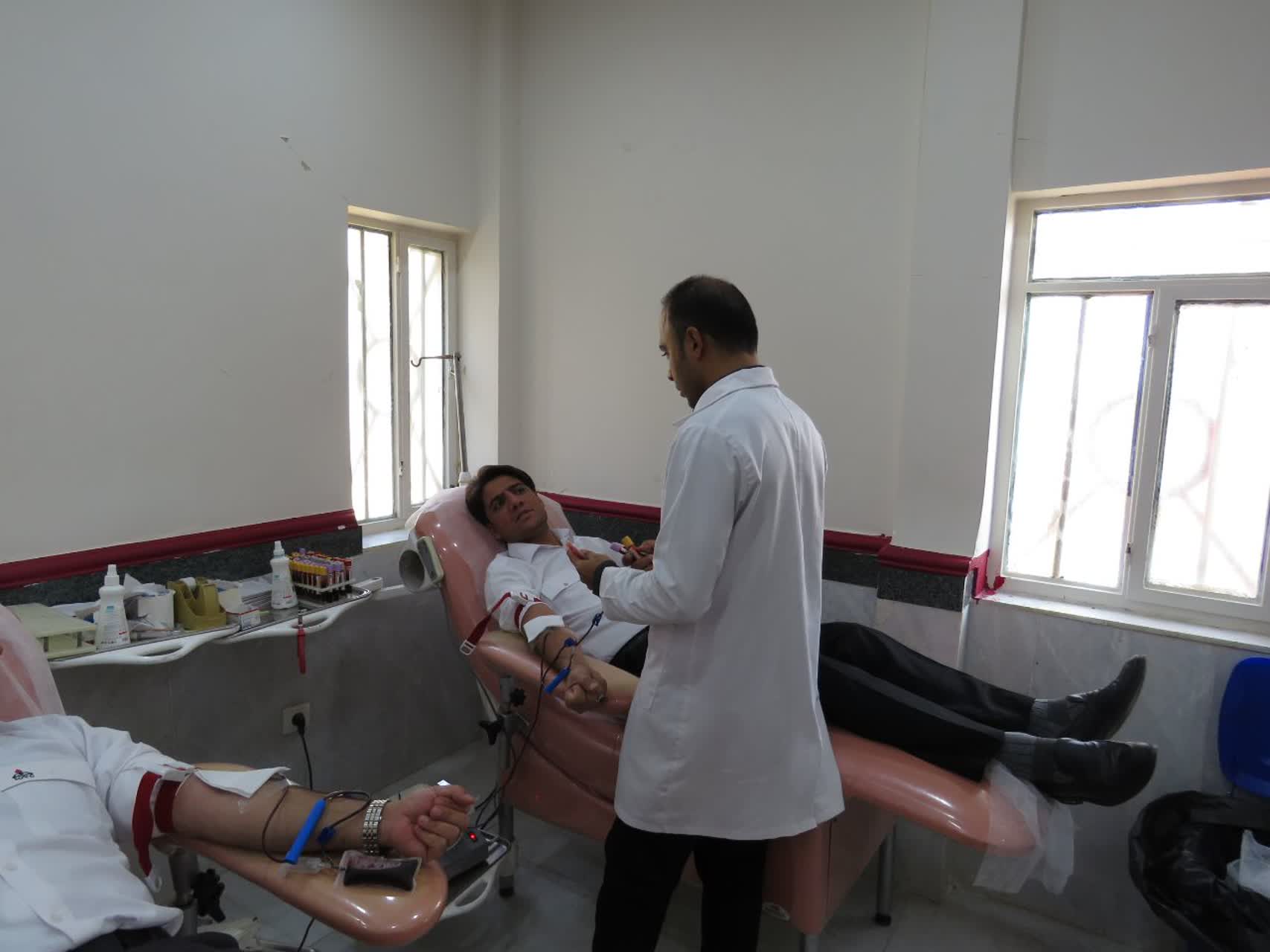 اهدای خون + هفته بسیج + پارس جنوبی 7