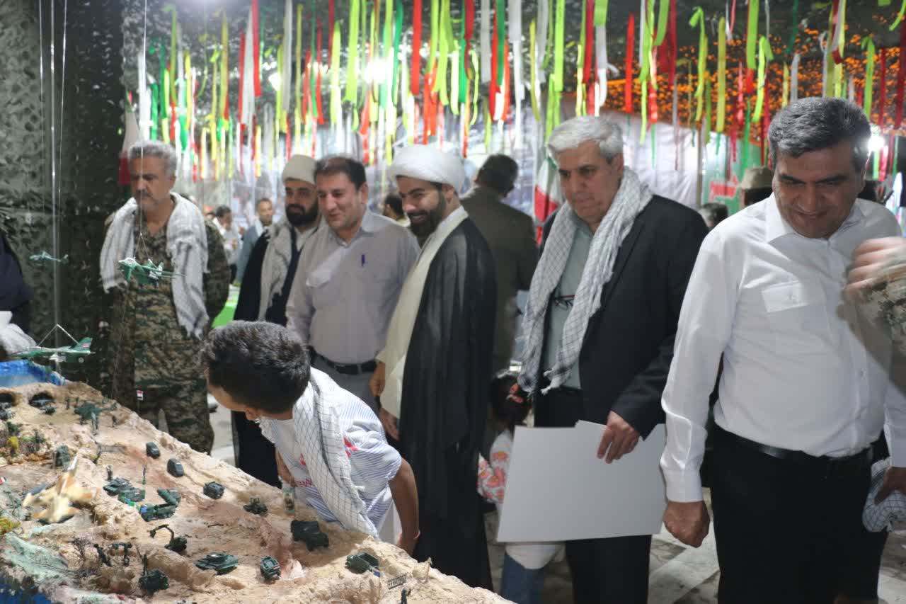 نمایشگاه هفته بسیج در پایانه نفتی خارگ 7