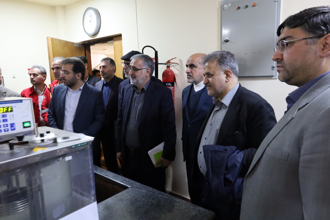 بازدید پایانه نفتی شمال + معاون وزیر در امور بین الملل و بازرگانی +  سیدعلی محمد موسوی+ عباس اسدروز+ عل معلمی 12