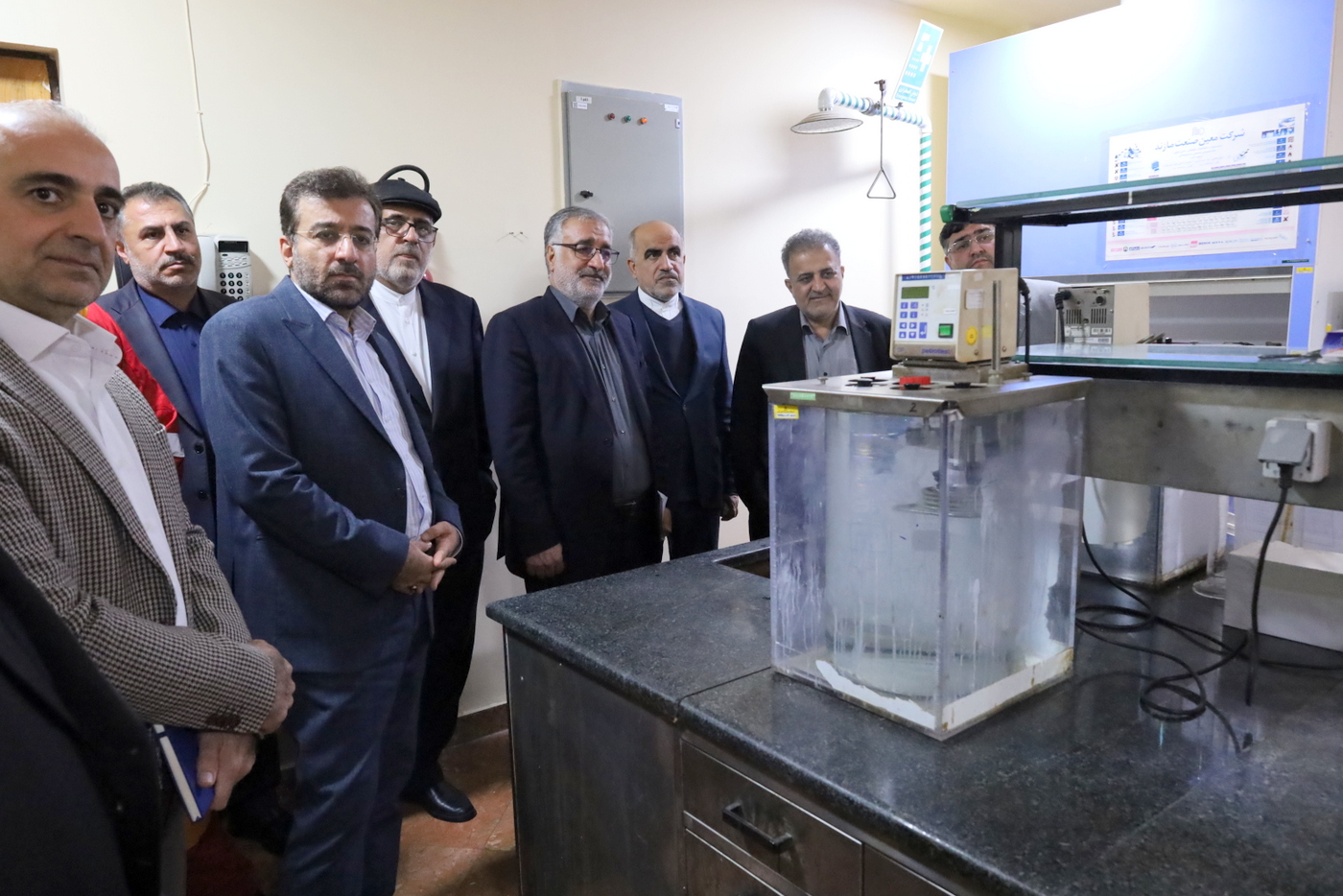 بازدید پایانه نفتی شمال + معاون وزیر در امور بین الملل و بازرگانی +  سیدعلی محمد موسوی+ عباس اسدروز+ عل معلمی 14