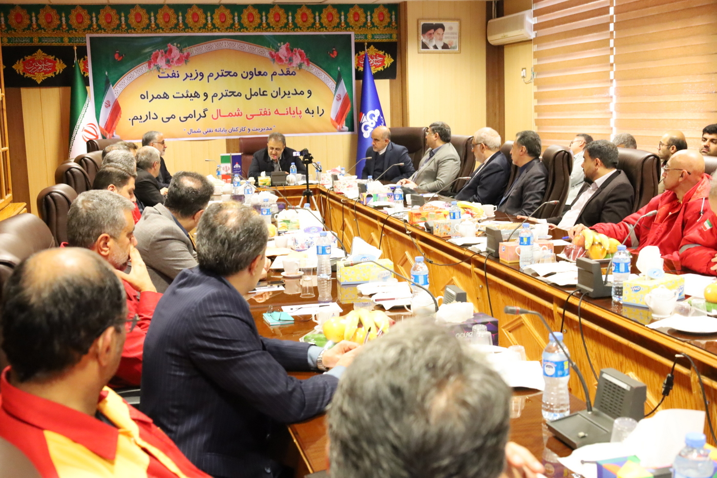 بازدید پایانه نفتی شمال + معاون وزیر در امور بین الملل و بازرگانی +  سیدعلی محمد موسوی+ عباس اسدروز+ عل معلمی 15