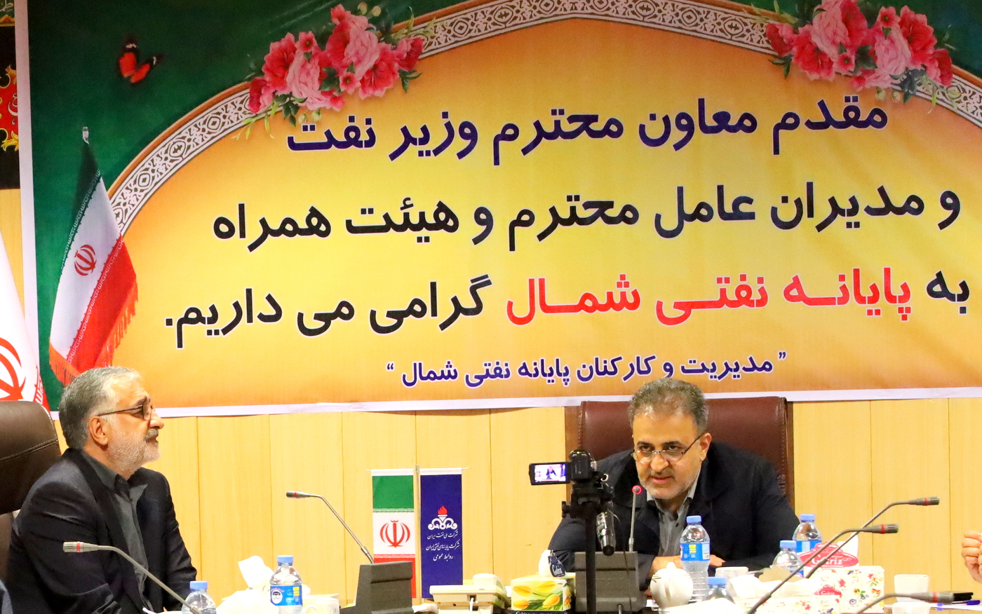 بازدید پایانه نفتی شمال + معاون وزیر در امور بین الملل و بازرگانی +  سیدعلی محمد موسوی+ عباس اسدروز+ عل معلمی 18