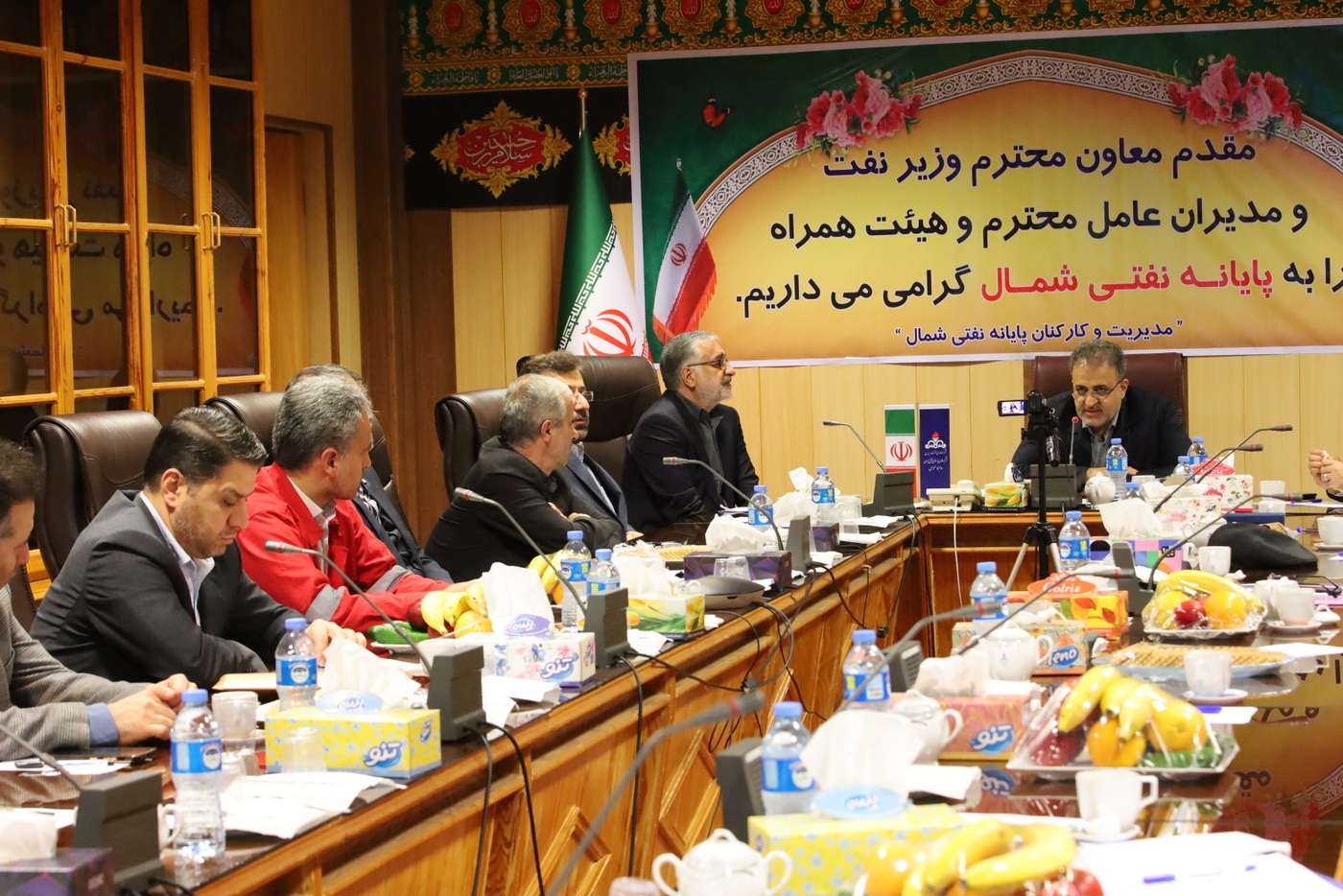 بازدید پایانه نفتی شمال + معاون وزیر در امور بین الملل و بازرگانی +  سیدعلی محمد موسوی+ عباس اسدروز+ عل معلمی 20