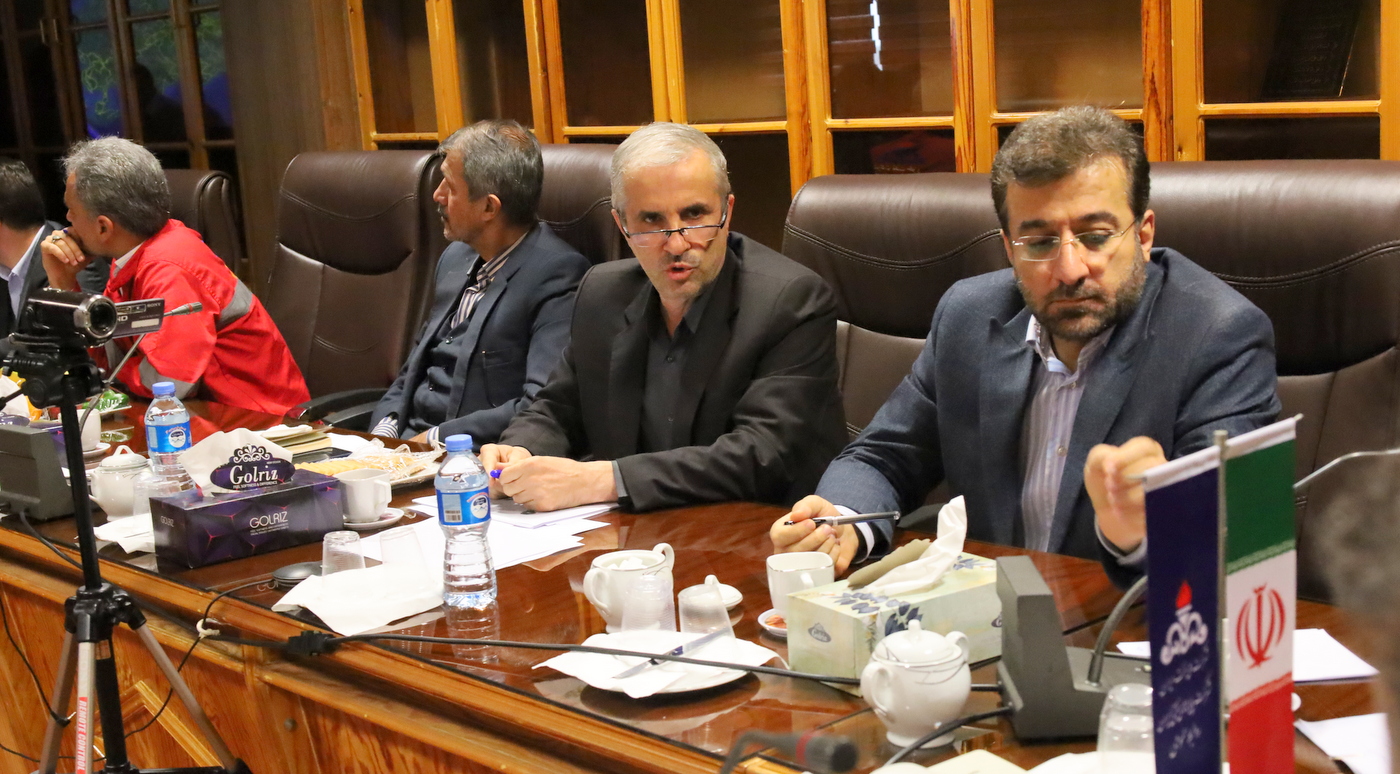 بازدید پایانه نفتی شمال + معاون وزیر در امور بین الملل و بازرگانی +  سیدعلی محمد موسوی+ عباس اسدروز+ عل معلمی 32