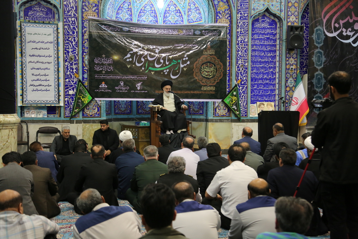 اجتماع بزرگ فاطمیون + دهه دوم فاطمیه + شهادت حضرت فاطمه زهرا (س) 35