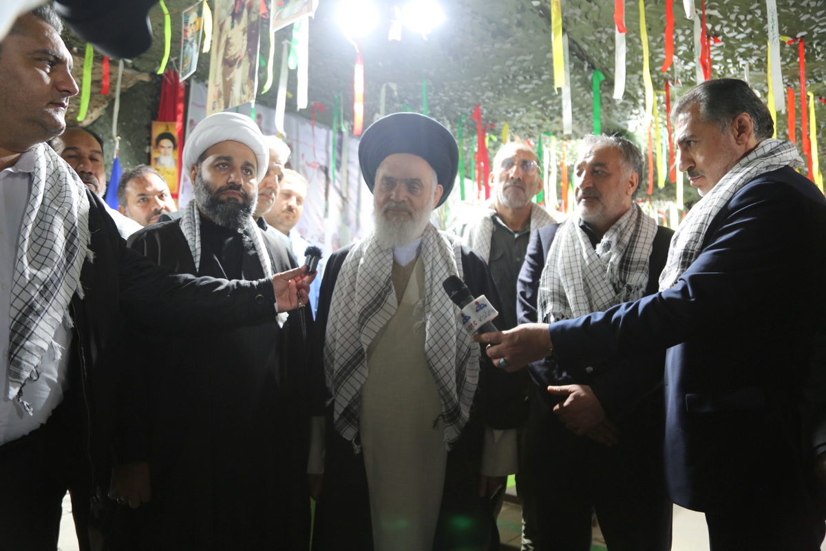 آیت‌الله سیدهاشم حسینی بوشهری+ نماینده مردم استان بوشهر در مجلس خبرگان رهبری+ نمایشگاه دستاوردهای بسیج  3