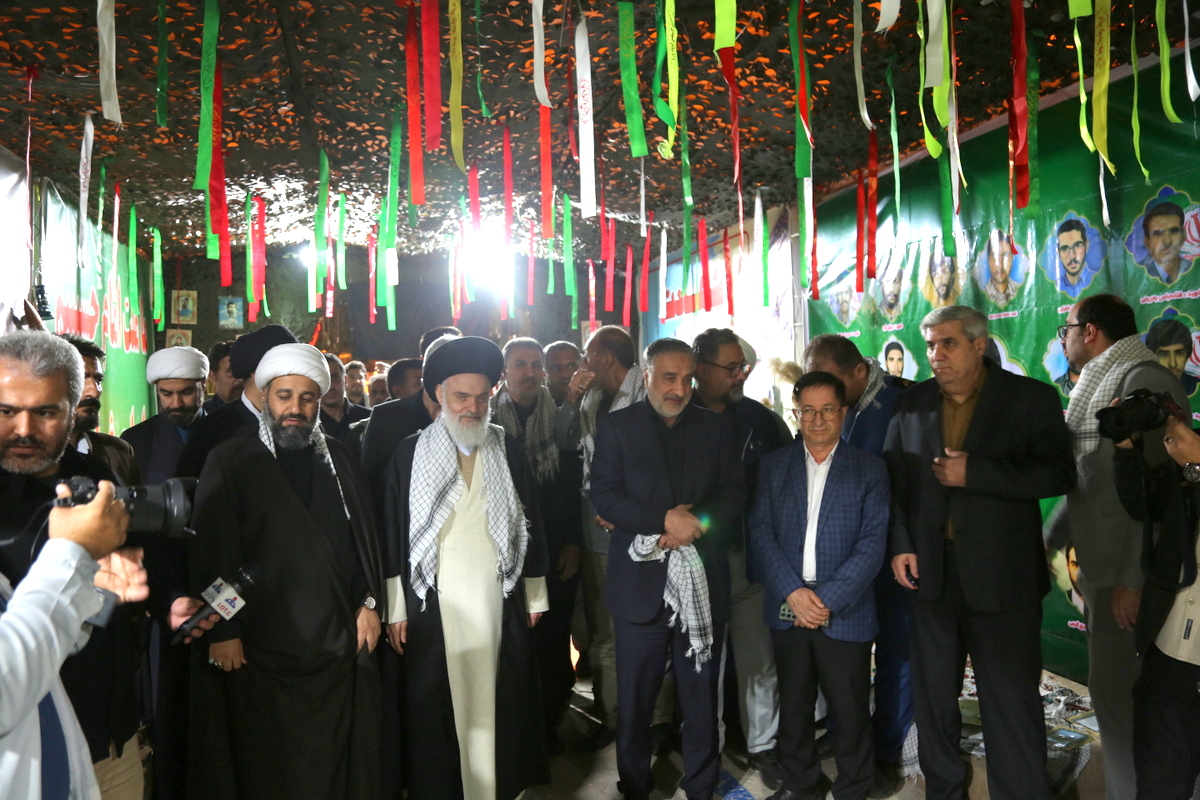 آیت‌الله سیدهاشم حسینی بوشهری+ نماینده مردم استان بوشهر در مجلس خبرگان رهبری+ نمایشگاه دستاوردهای بسیج  7