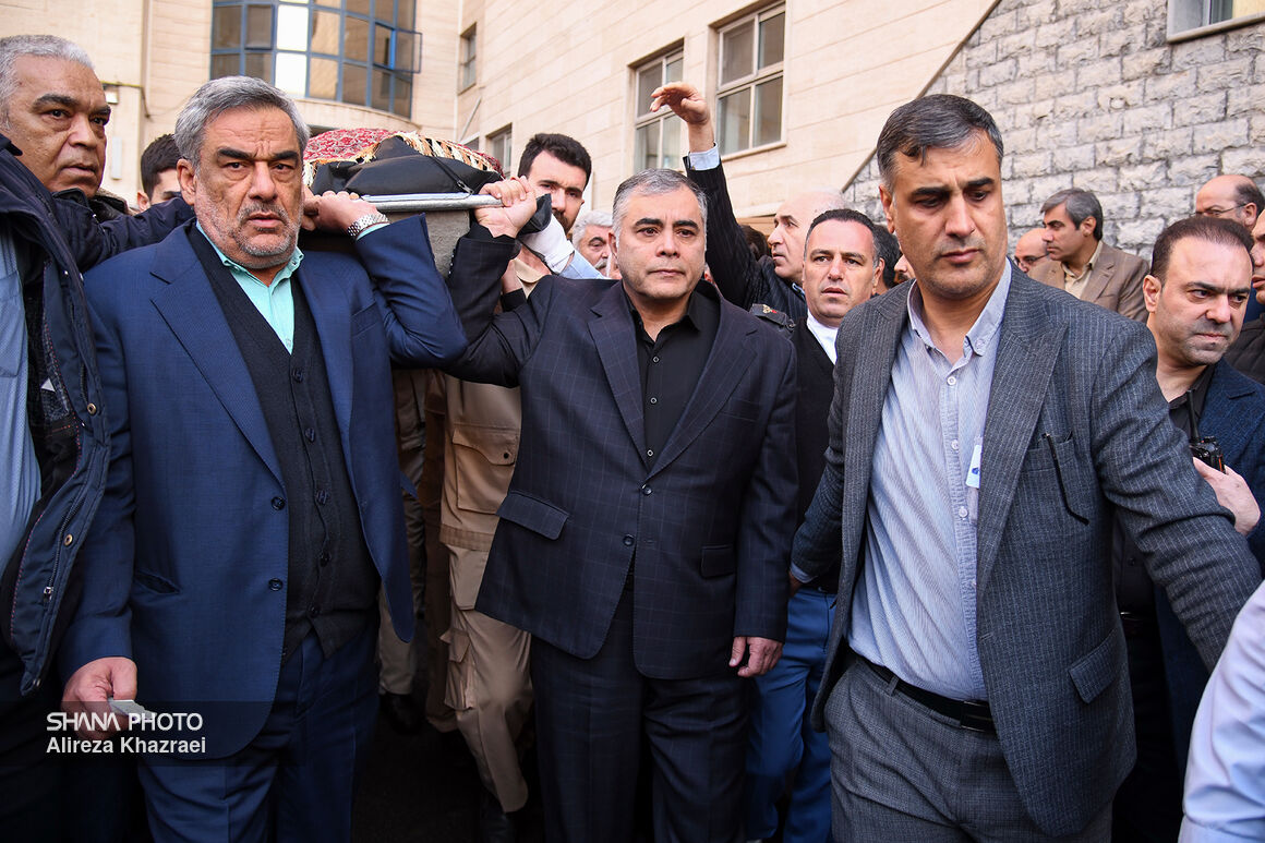 تشییع پیکر برادر وزیر نفت+ پاک نژاد 14