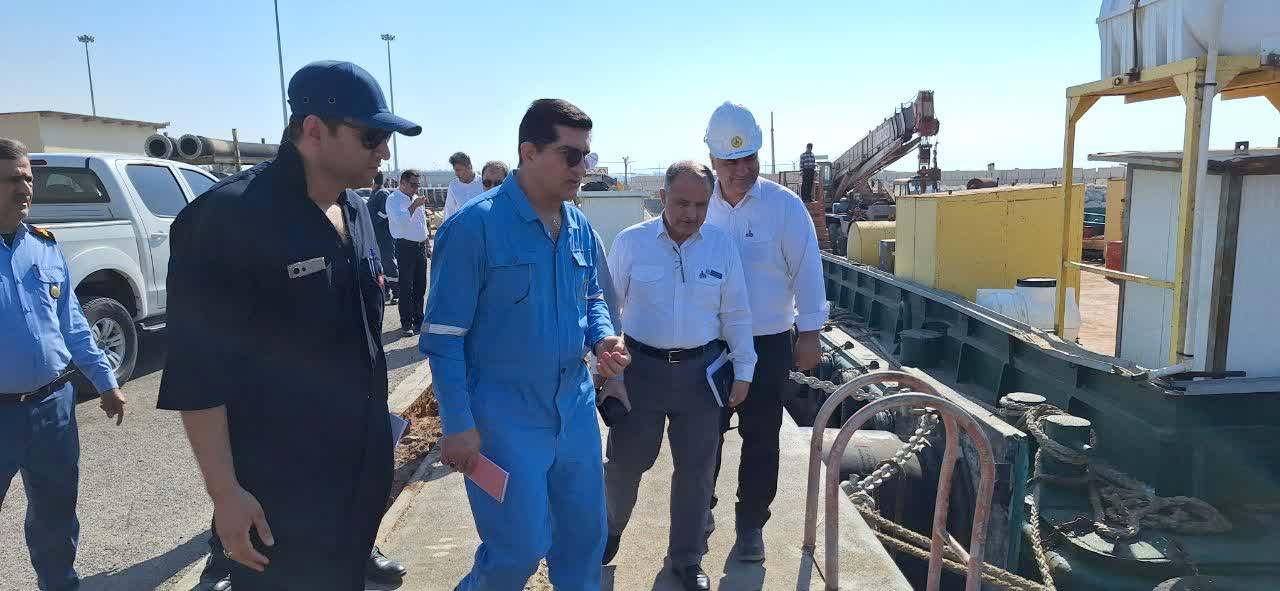 پارس جنوبی+ نوروزی فرد+ گرامی+بازدید 2