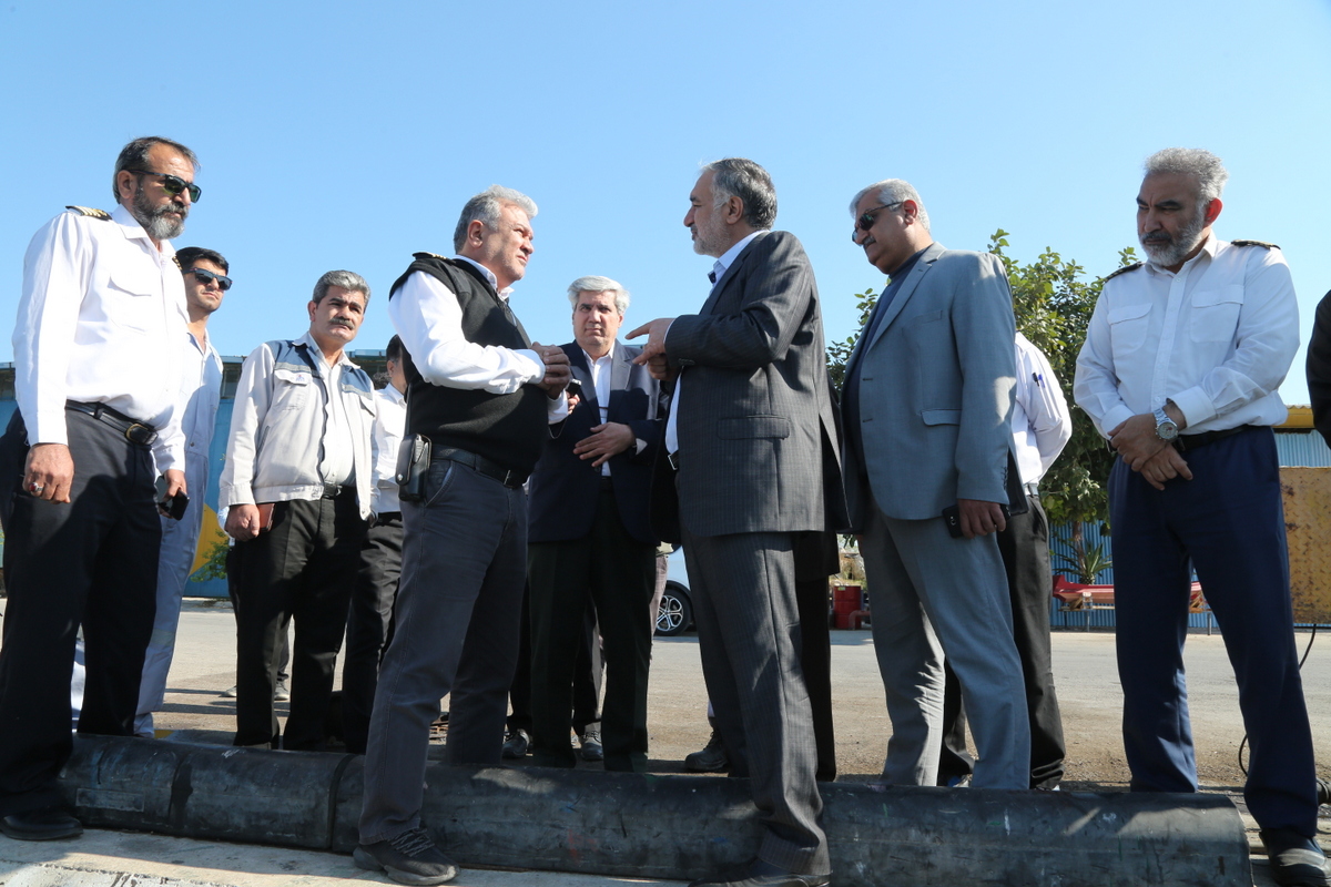 بازدید مدیرعامل عملیات دریایی 7