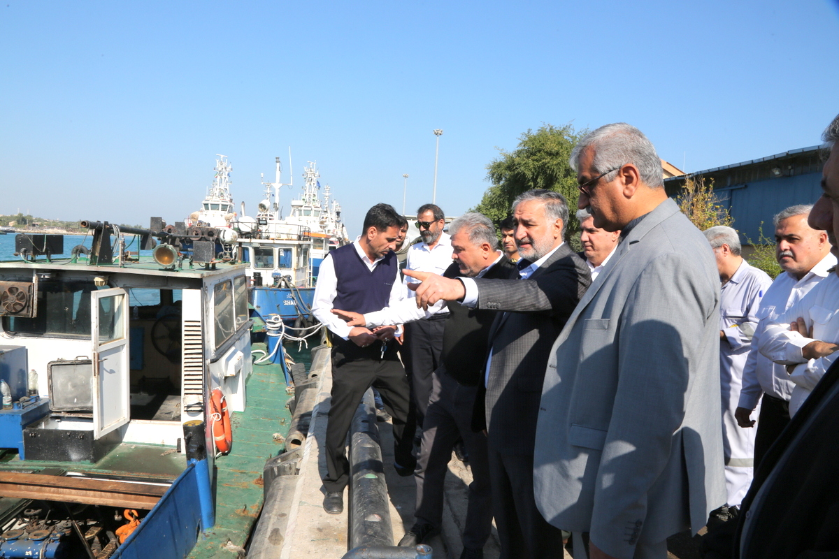 بازدید مدیرعامل عملیات دریایی 9