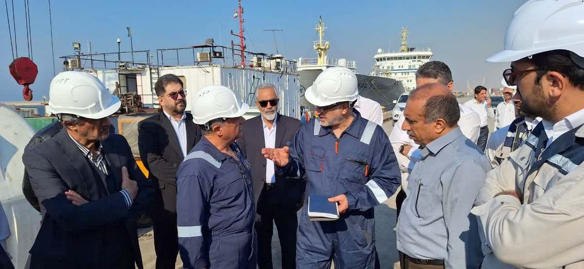 بازدید مدیرعامل + پارس جنوبی +اسدروز 13