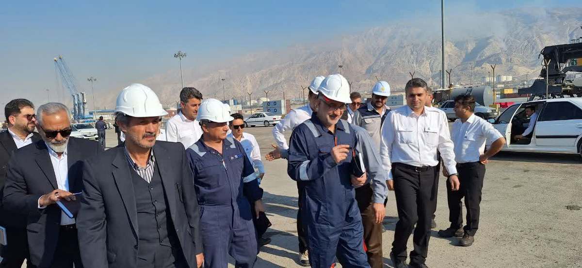 بازدید مدیرعامل + پارس جنوبی +اسدروز 15