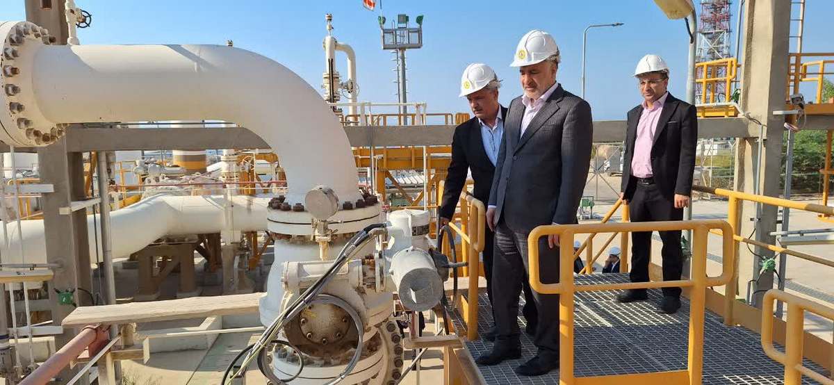 بازدید مدیرعامل + پارس جنوبی +اسدروز 19