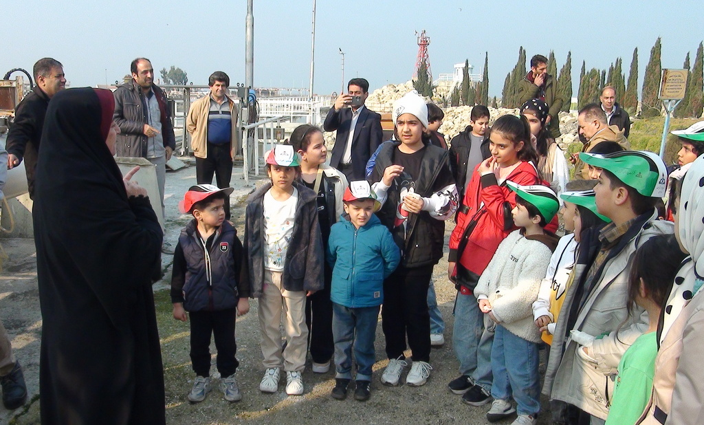 راهیان پیشرفت فرزندان کارکنان در پایانه نفتی شمال 7