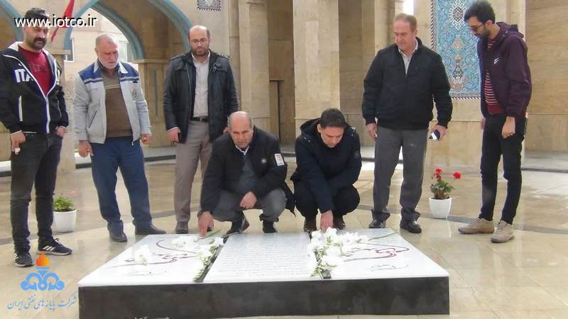 تجدید میثاق کارکنان پایانه نفتی شمال با شهدا  1