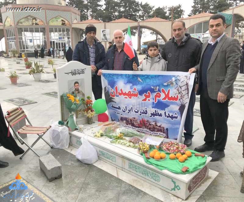 تجدید میثاق کارکنان پایانه نفتی شمال با شهدا  2