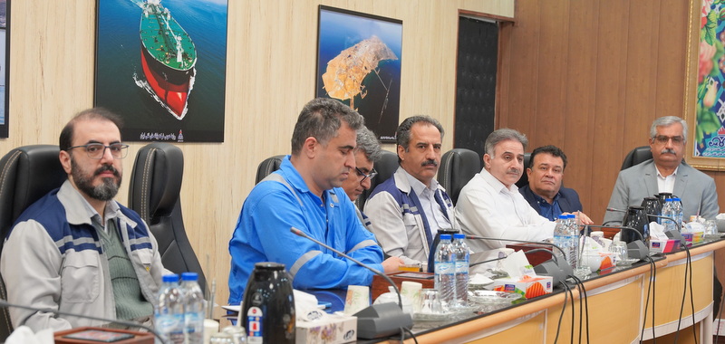 جلسه کمیته ریسک پایانه نفتی خارگ 1