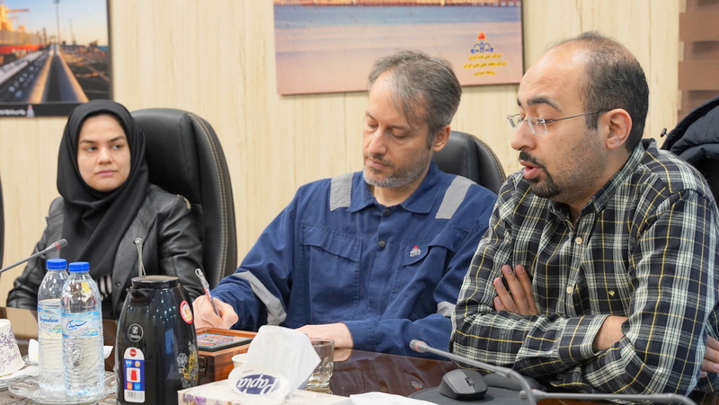 جلسه کمیته ریسک پایانه نفتی خارگ 2