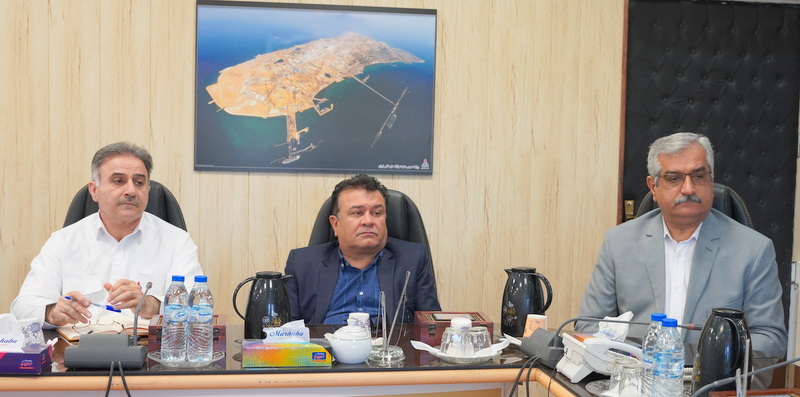 جلسه کمیته ریسک پایانه نفتی خارگ 6