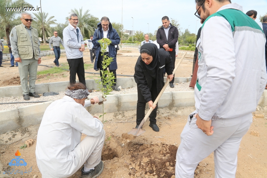 هفته منابع طبیعی+ مراسم درختکاری در جزیره خارگ 10