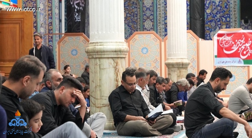 مراسم احیای شب بیست و یکم رمضان در پایانه نفتی خارگ 23