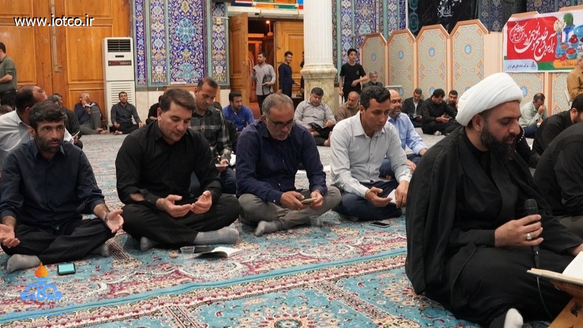 مراسم احیای شب بیست و یکم رمضان در پایانه نفتی خارگ 34